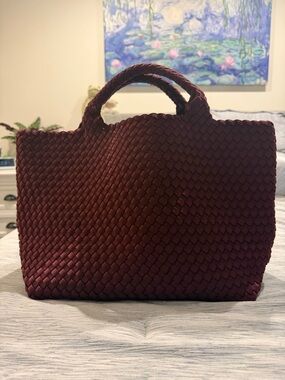 Naghedi St Barth”s Tote Bag- Bordeaux NWOT
